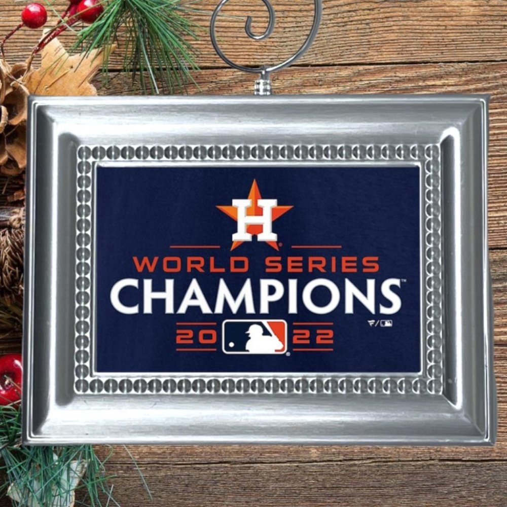 2022 Baseball World Series Champions Houston Astros Christmas Tree Ornament